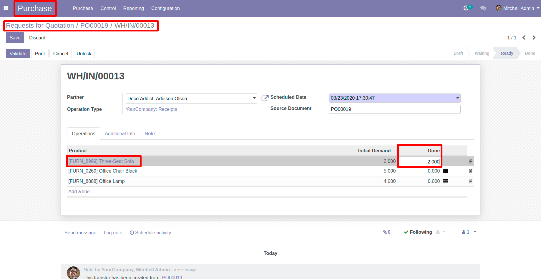 Encode the Done Quantity for Product in Odoo Encode the Done Quantity for Product in Odoo