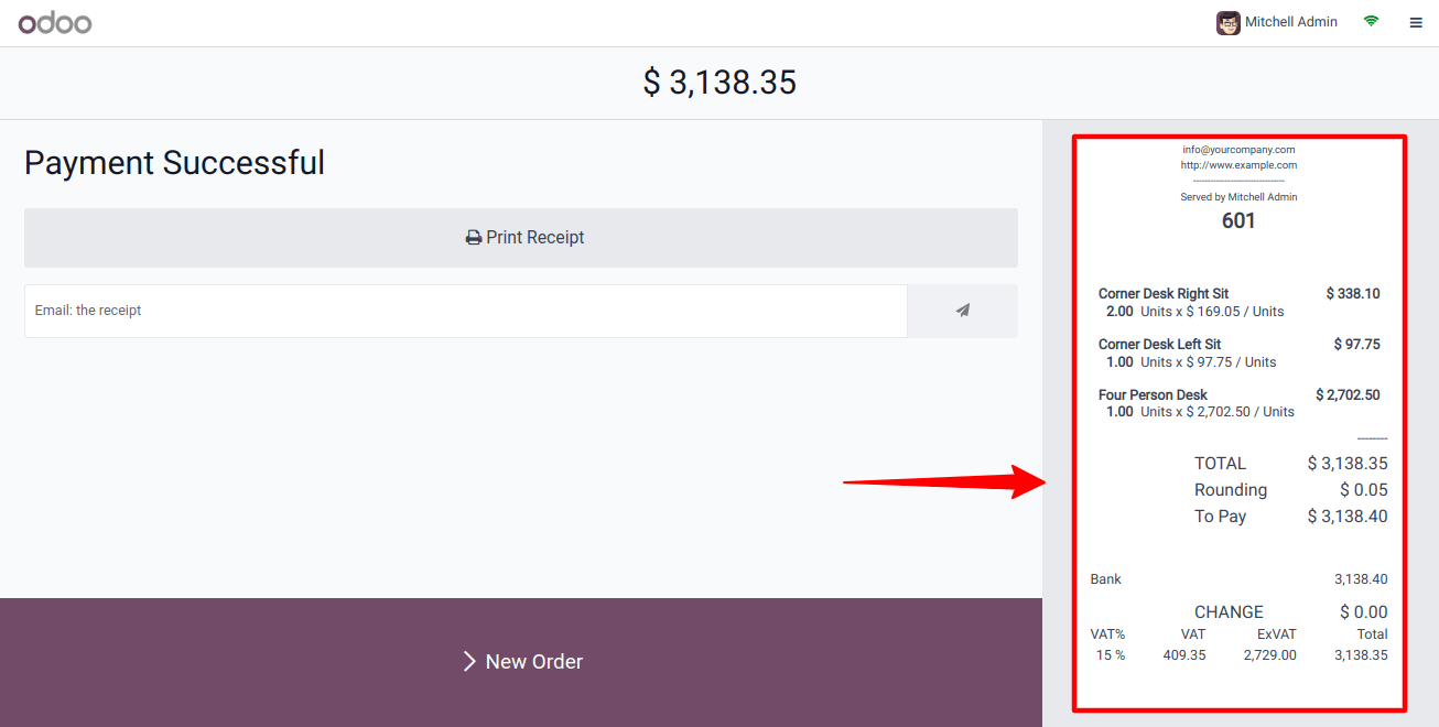 POS Payment Successful POS Payment Successful