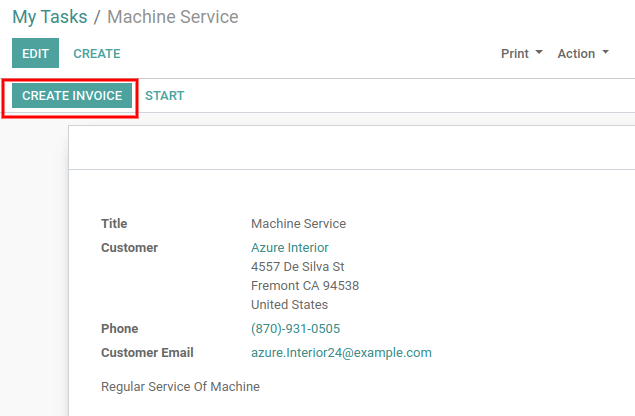 Create Quotation and Invoice on task Create Quotation and Invoice on task