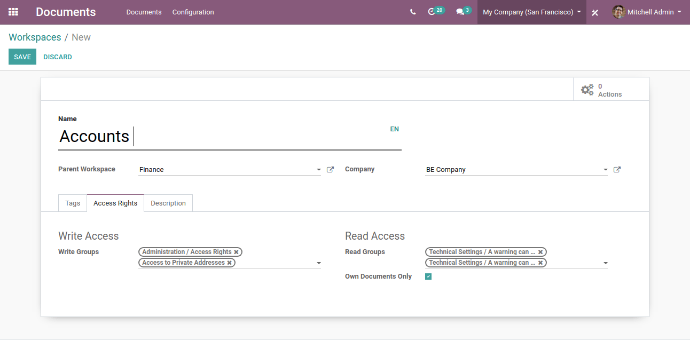 Tags In Odoo DMS Tags In Odoo DMS