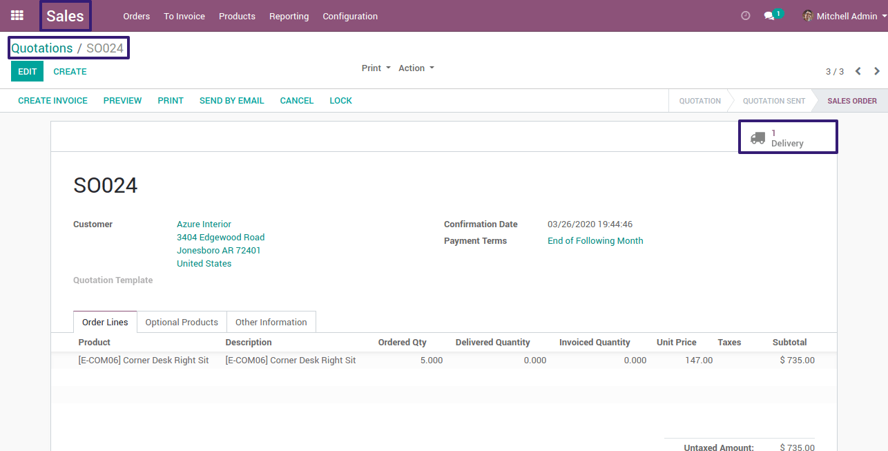 Click on Delivery Smart Button and You Can see Waiting Another State in odoo Click on Delivery Smart Button and You Can see Waiting Another State in odoo