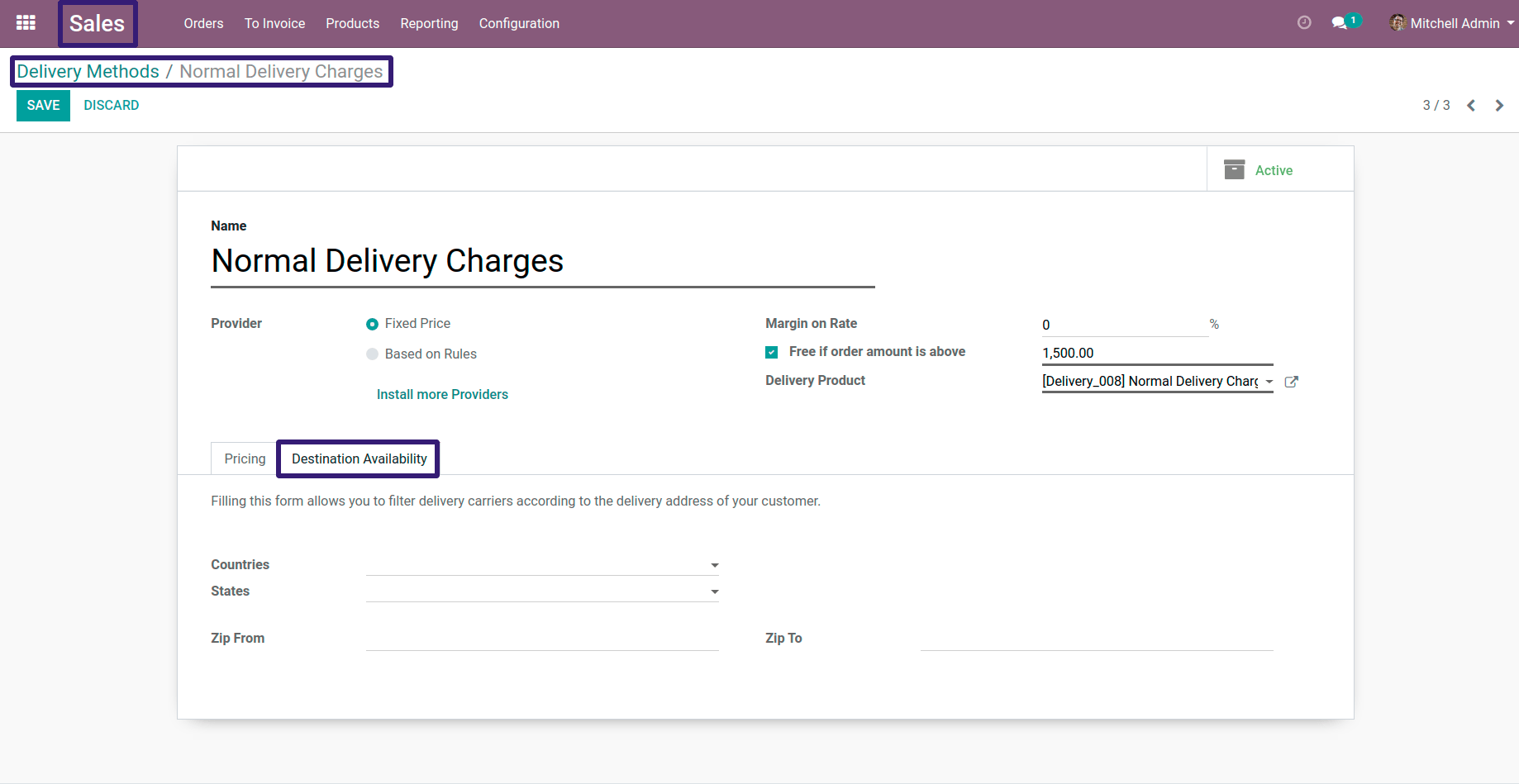 Delivery Methods In Odoo Delivery Methods In Odoo