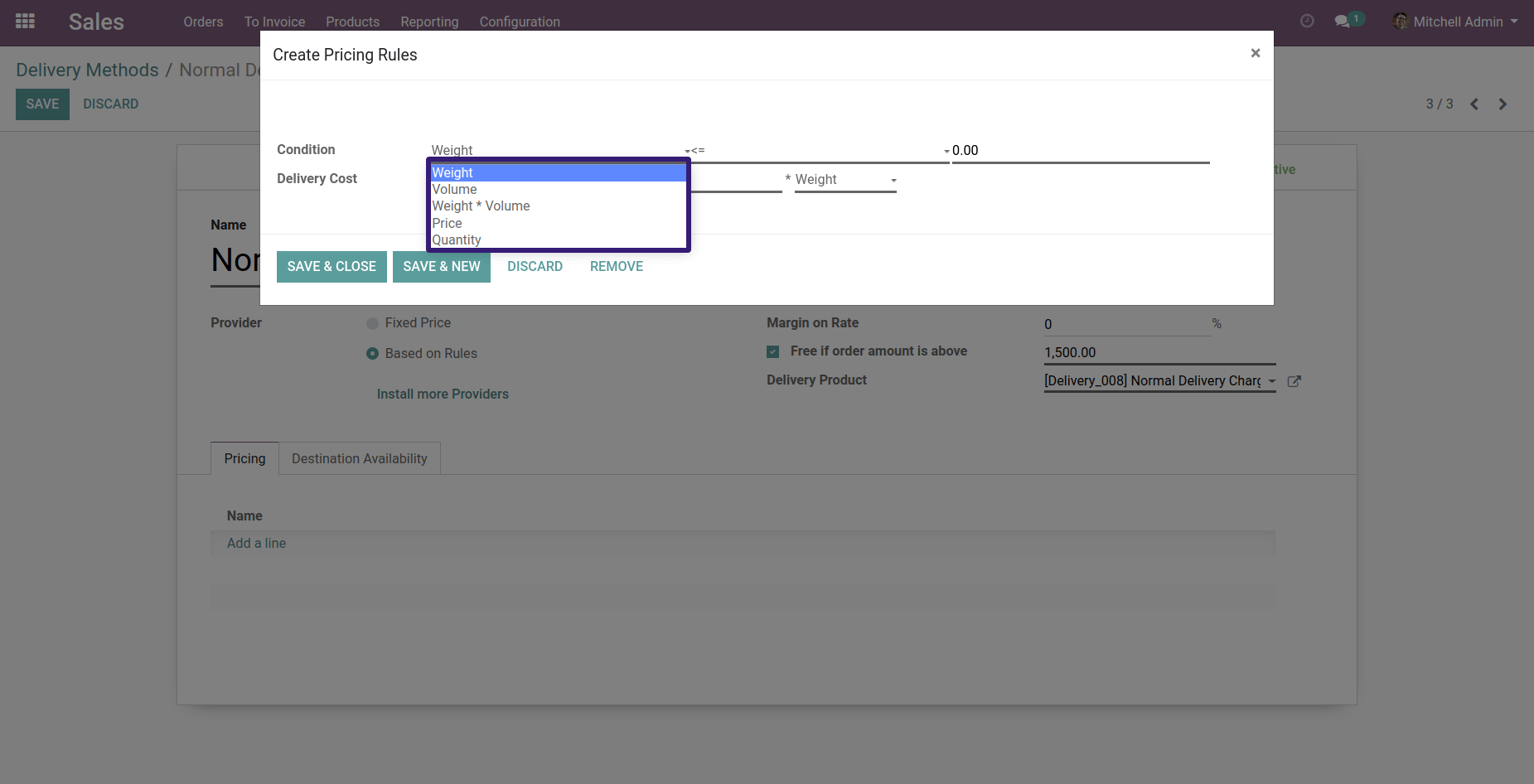 Select The Condition in odoo Select The Condition in odoo