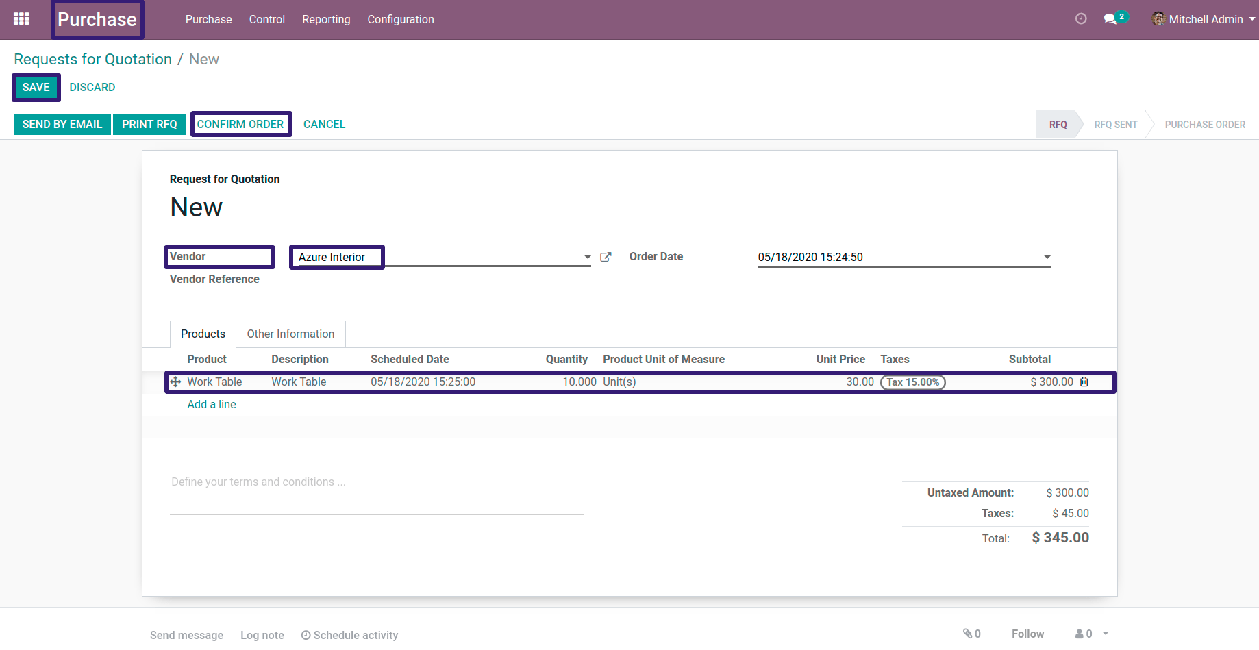 Save And Confirm Order in odoo Save And Confirm Order in odoo