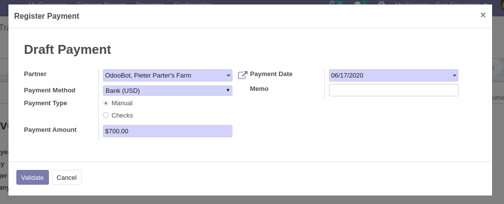 Register Payment In Odoo Register Payment In Odoo