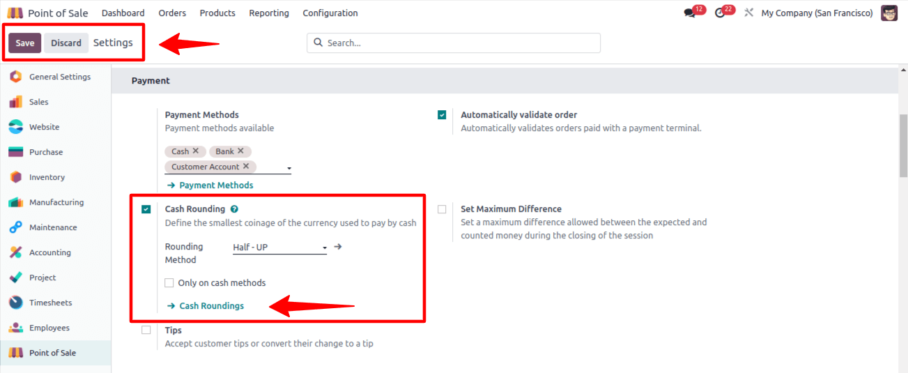 POS Cash Rounding POS Cash Rounding