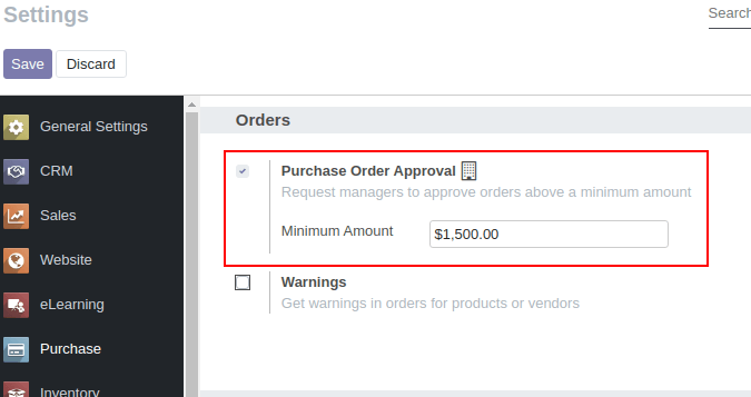 Purchase Order Approval In Odoo Purchase Order Approval In Odoo