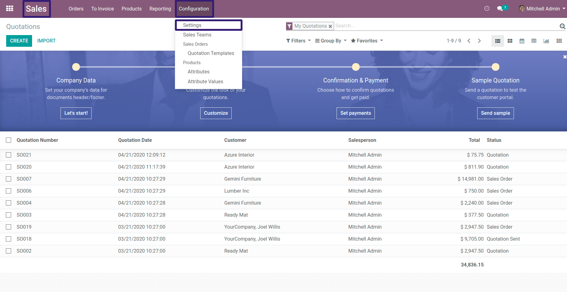 Odoo Quotation Odoo Quotation