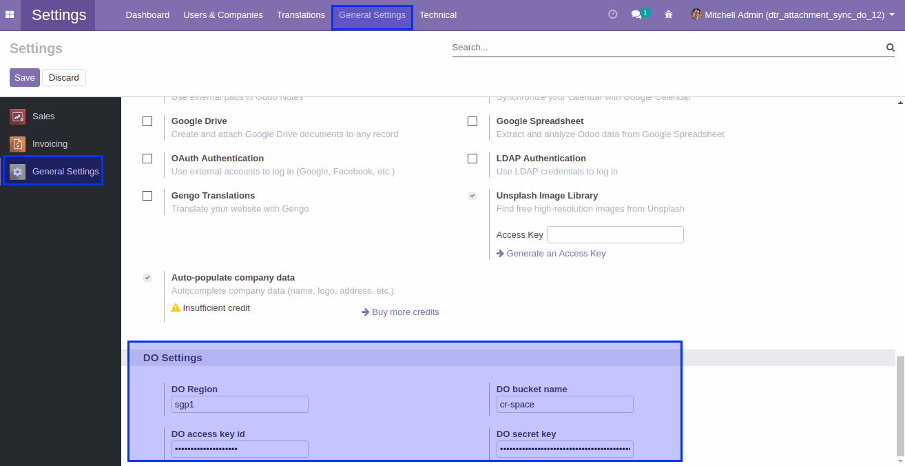 Digital Ocean Configuration in Odoo Digital Ocean Configuration in Odoo