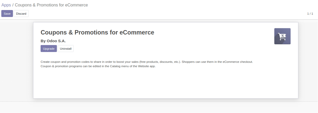 Coupons and Promotions In Odoo eCommerce Coupons and Promotions In Odoo eCommerce