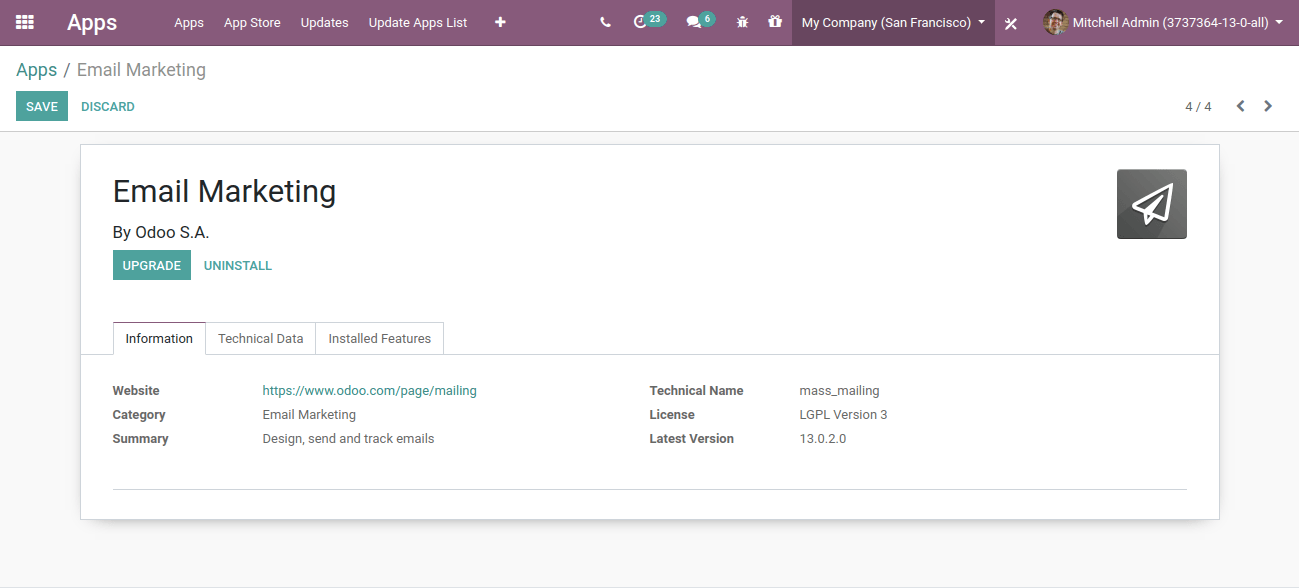 Email Marketing In Odoo Email Marketing In Odoo