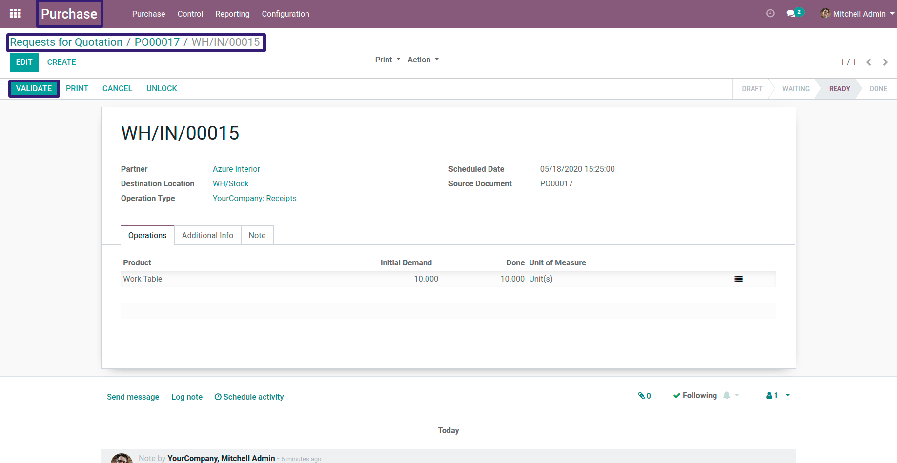 Validate the Record in odoo Validate the Record in odoo