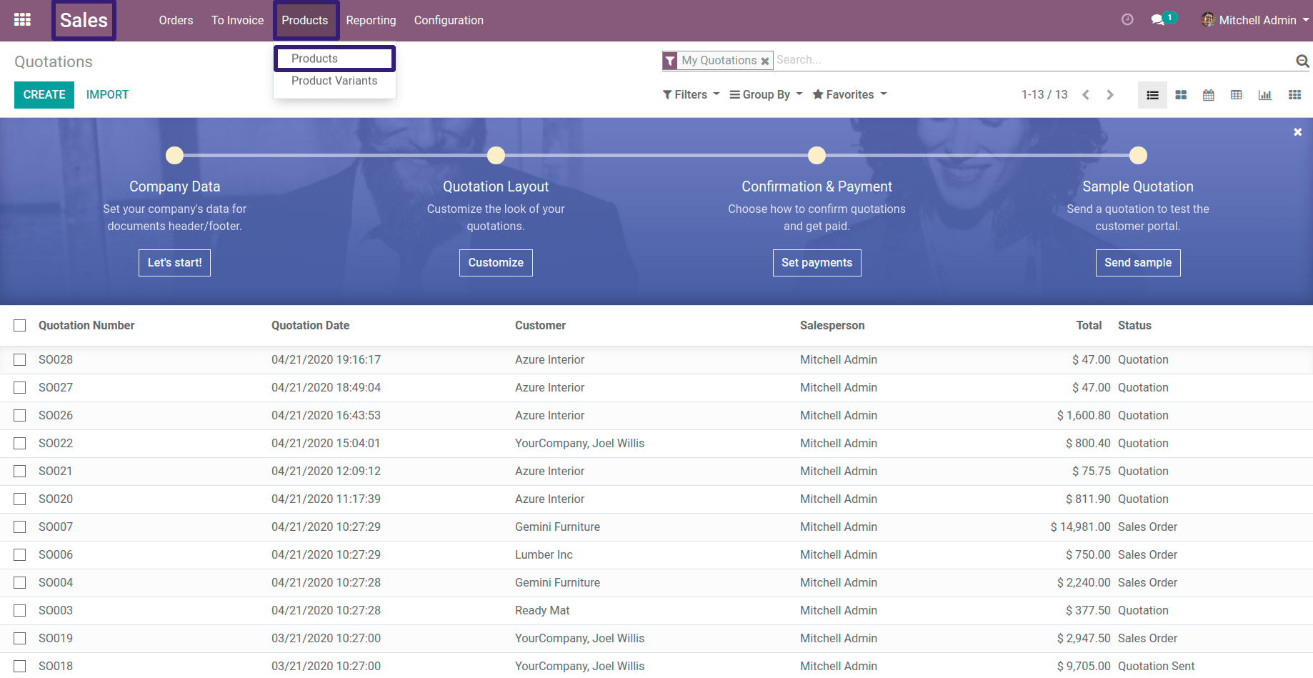 Products In Odoo Products In Odoo