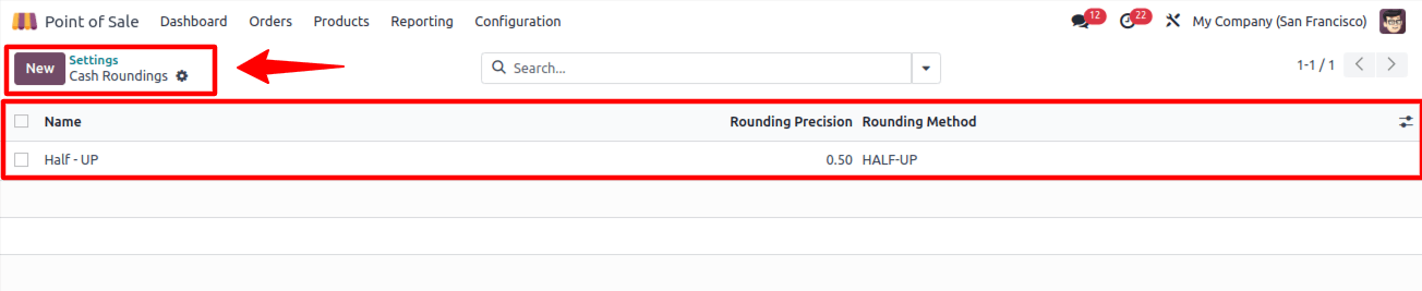 POS Cash Rounding POS Cash Rounding