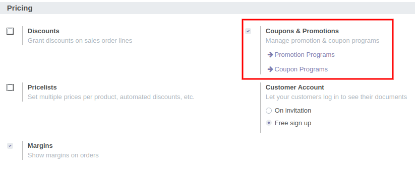 Coupons and Promotion In Odoo 13 Coupons and Promotion In Odoo 13