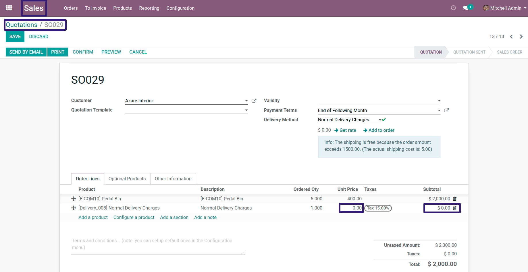 Delivery Prices In Odoo - Based on Rules Delivery Prices In Odoo - Based on Rules