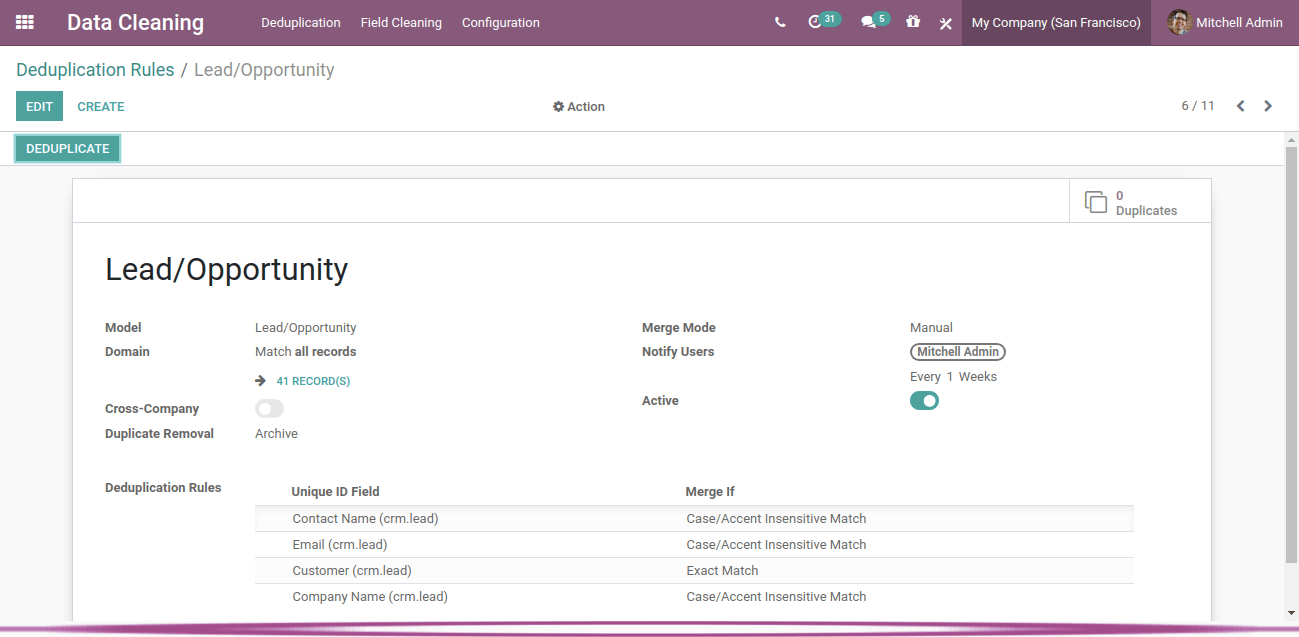Data Cleaning Module In Odoo 14 Data Cleaning Module In Odoo 14