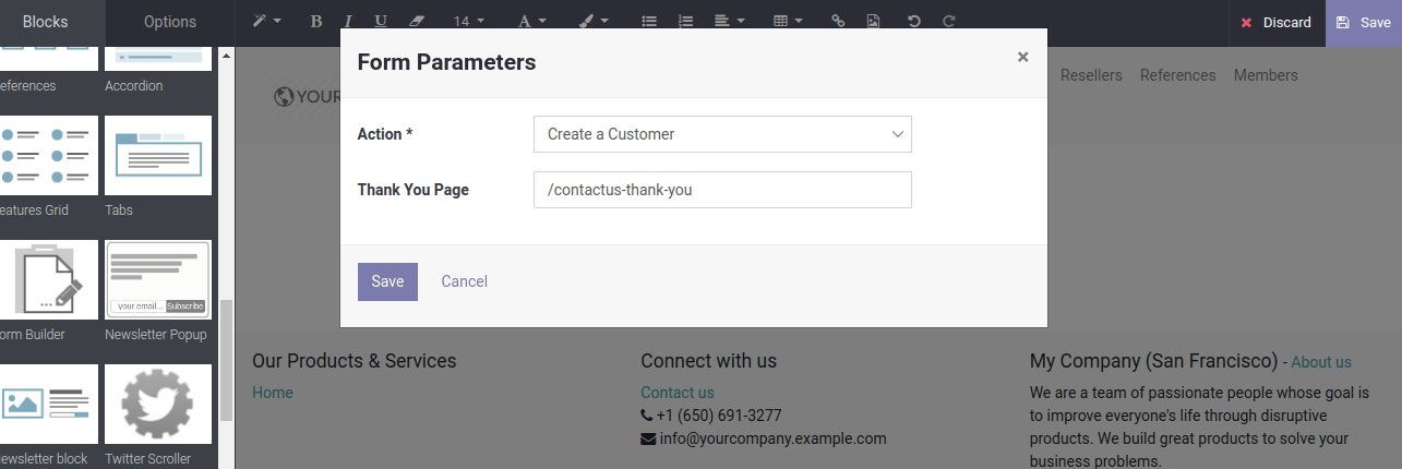 Website Form Builder In Odoo Website Form Builder In Odoo