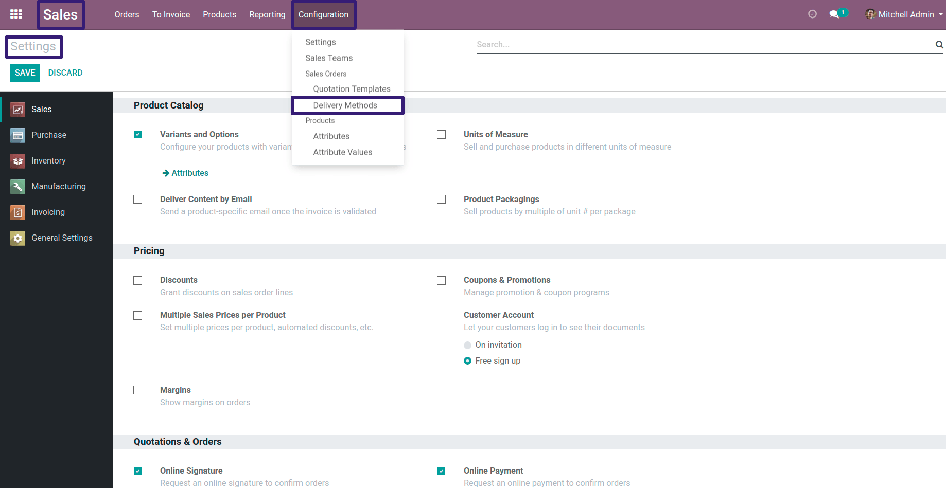 Delivery Methods In Odoo Delivery Methods In Odoo