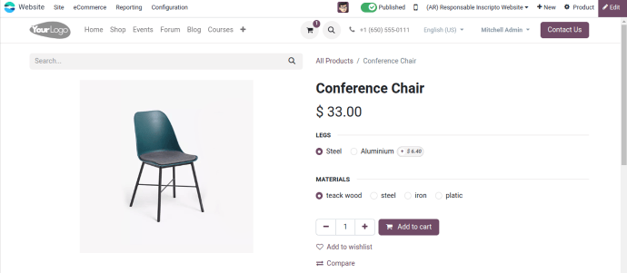 Conference Chair (Product) Conference Chair (Product)