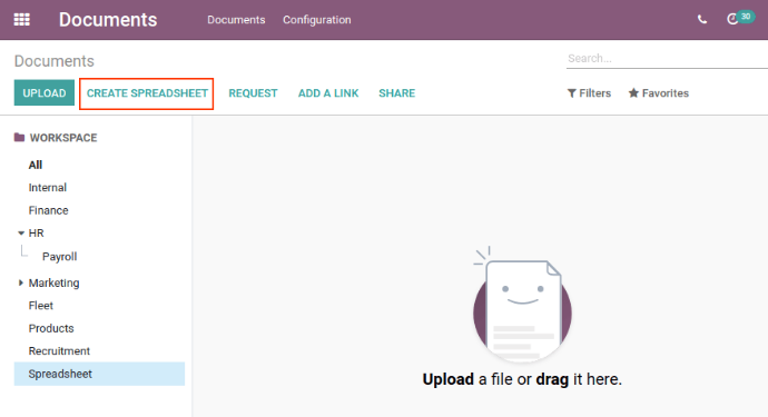 Create Spreadsheet In Odoo Create Spreadsheet In Odoo