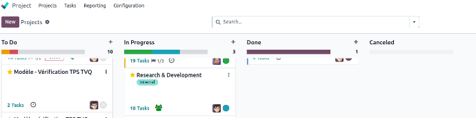 Kanban view and sticky Headers Kanban view and sticky Headers