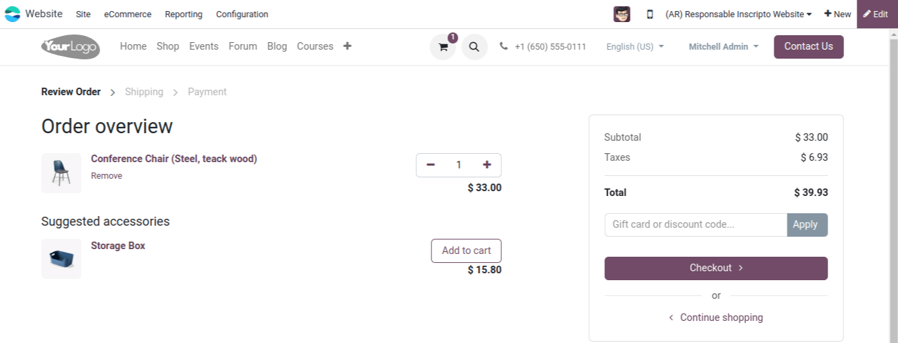 Order OverView Order OverView