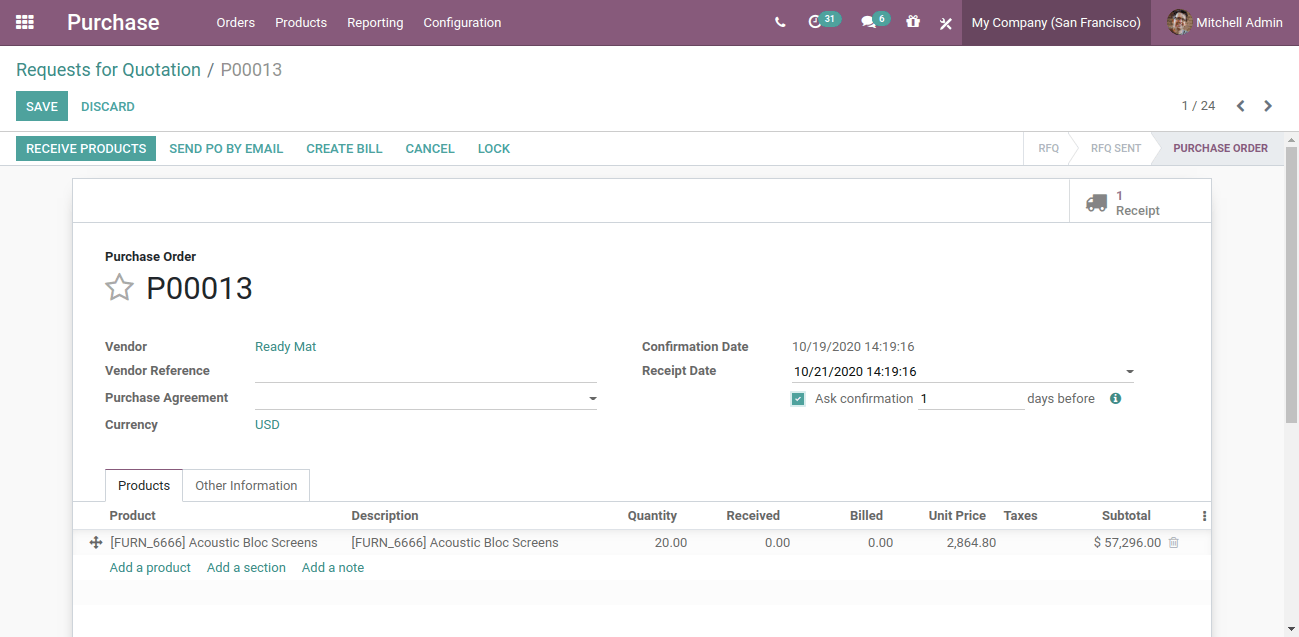 Purchase Management In Odoo 14 Purchase Management In Odoo 14