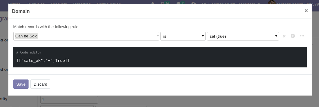 Product Discount Based on Products In Odoo 13 Product Discount Based on Products In Odoo 13