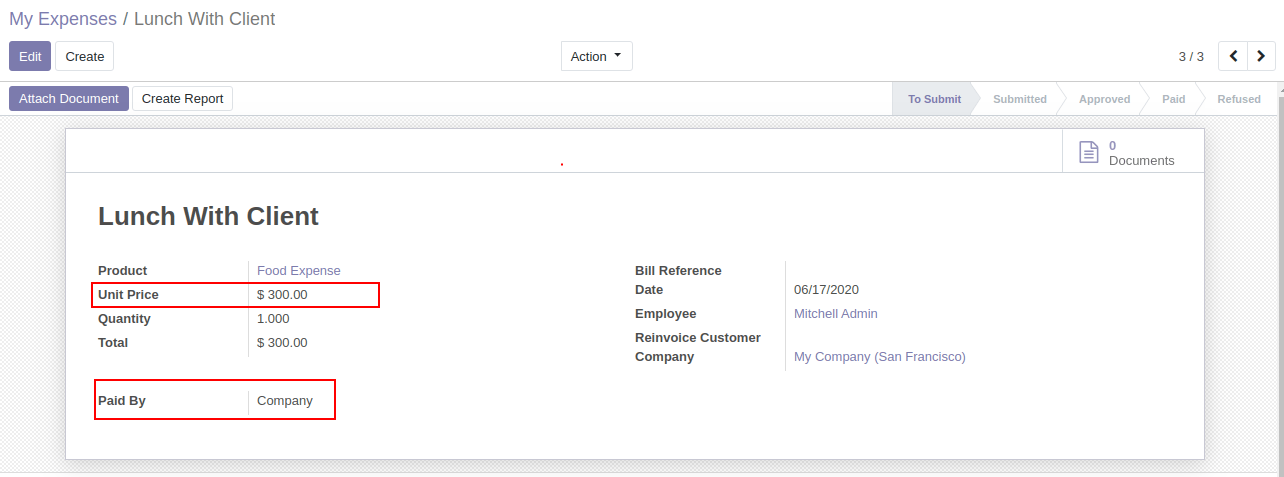 Create Expense In Odoo 13 Create Expense In Odoo 13