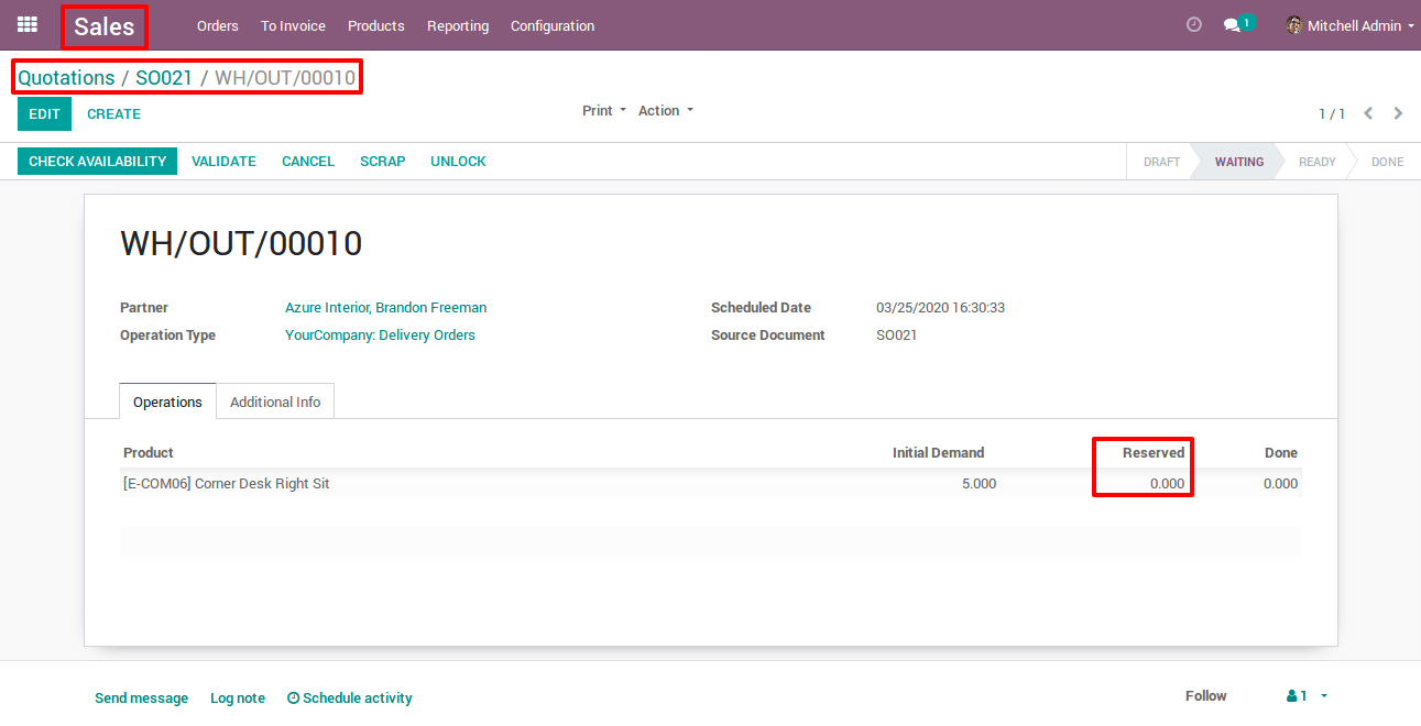 You Can See Delivery Order With Zero Reserved Quantity in Odoo You Can See Delivery Order With Zero Reserved Quantity in Odoo