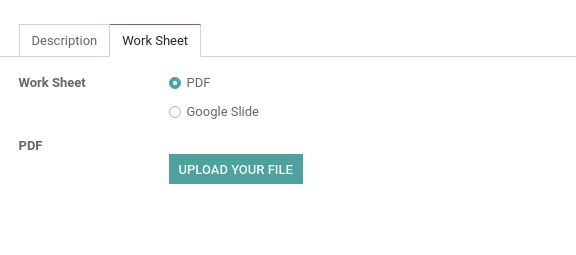 Work Sheet In Odoo Work Center Work Sheet In Odoo Work Center
