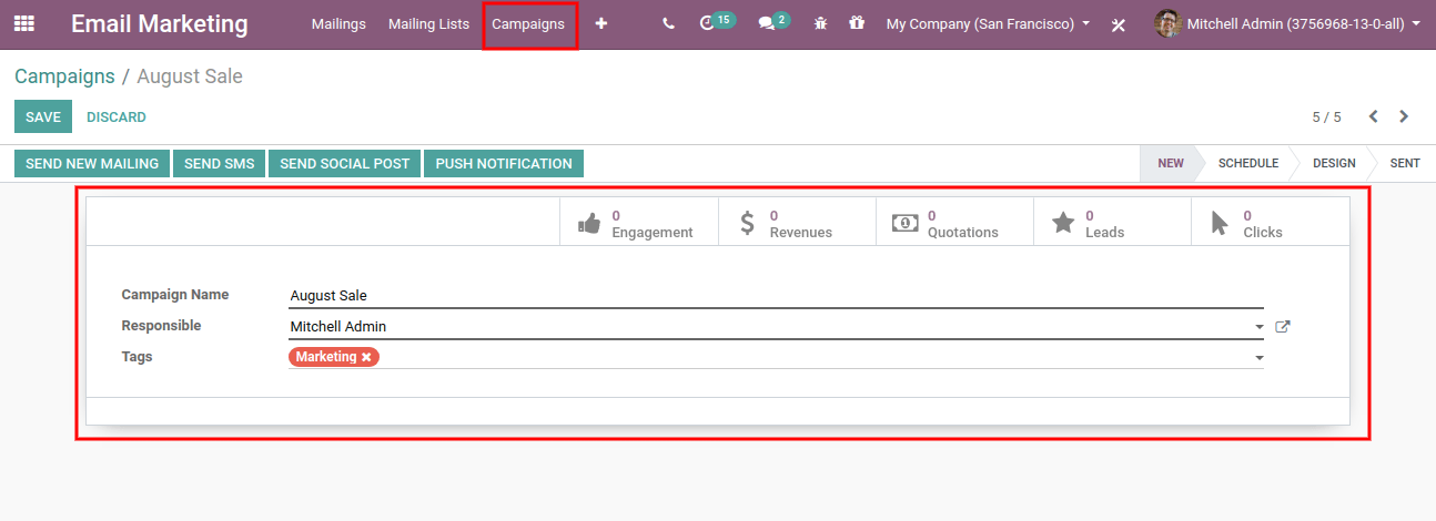 Marketing Campaign In Odoo Marketing Campaign In Odoo