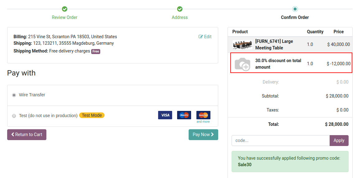 Apply Code For Discount In Odoo eCommerce Apply Code For Discount In Odoo eCommerce
