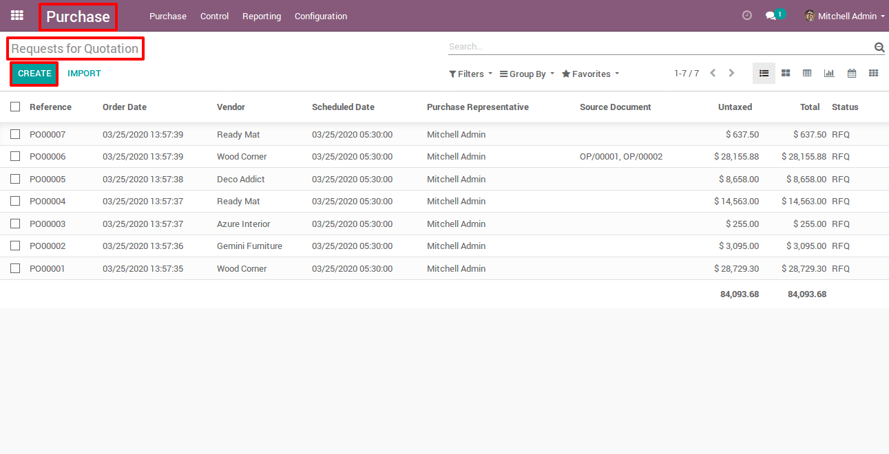 Create PO For Update Onhand Quantity in Odoo Create PO For Update Onhand Quantity in Odoo